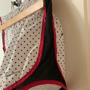 Small White Polka Dot Nike Running Shorts